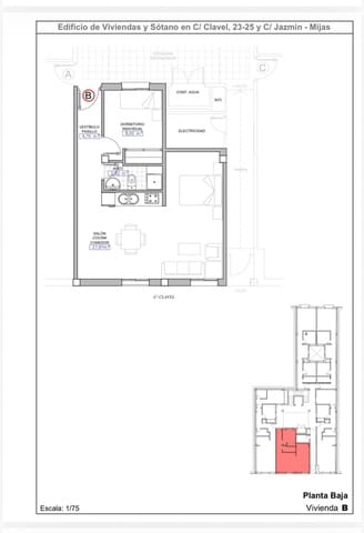 Piso de 1 habitación en Mijas en venta con garaje - 205.000 € (Ref: 9348950)