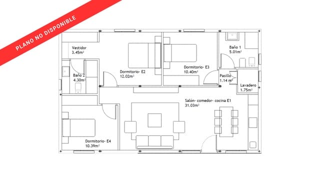 3 slaapkamer Flat te koop in El Besòs i El Maresme, Barcelona stad - € 176.100 (Ref: 9378686)