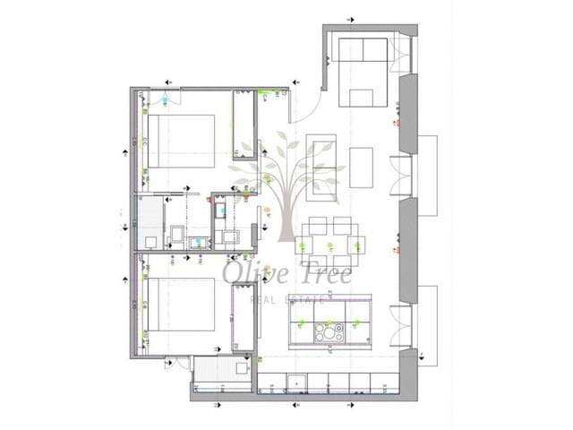 2 makuuhuone Huoneisto vuokrattavana paikassa Ibiza kaupunki - 2 800 € (Ref: 10131444)