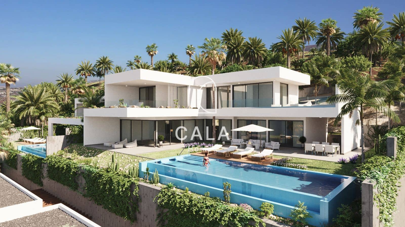 4 makuuhuone Huvila myytävänä paikassa Costa Adeje mukana uima-altaan 
autotalli - 3 490 000 € (Ref: 10041712)