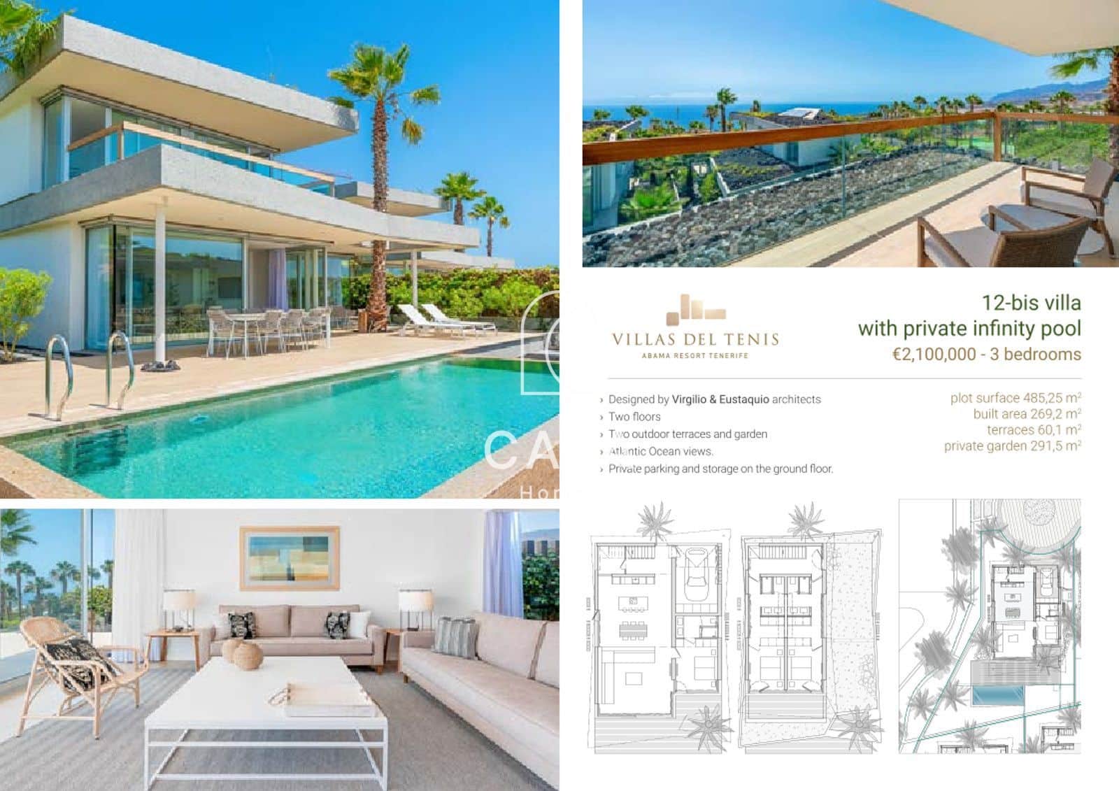 3 quarto Casa em Banda para venda em Guia de Isora com piscina garagem - 2 100 000 € (Ref: 9170403)