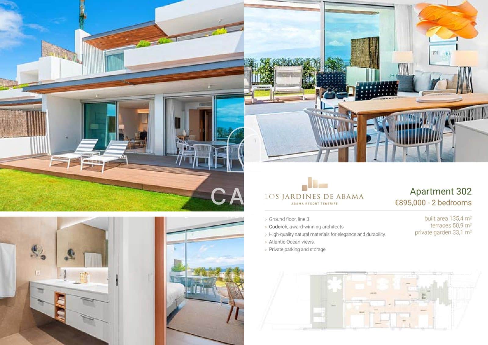 Piso de 2 habitaciones en Guía de Isora en venta con piscina garaje - 895.000 € (Ref: 9170582)