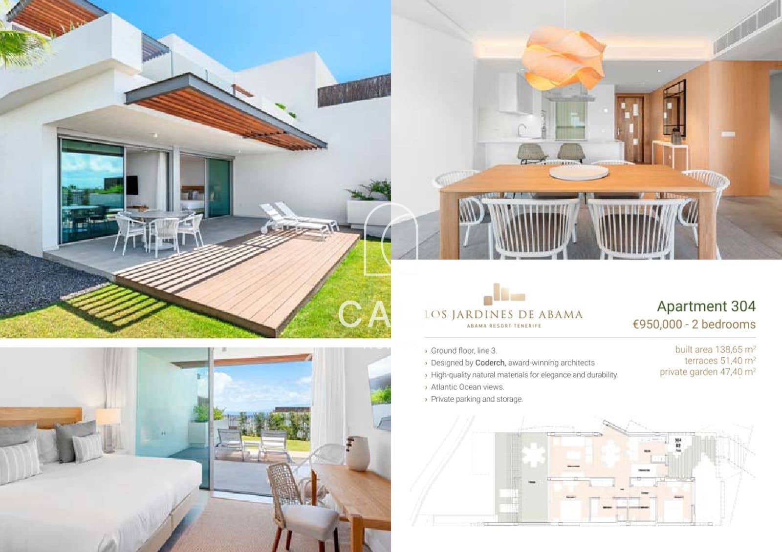 2 quarto Apartamento para venda em Guia de Isora com piscina garagem - 950 000 € (Ref: 9170583)
