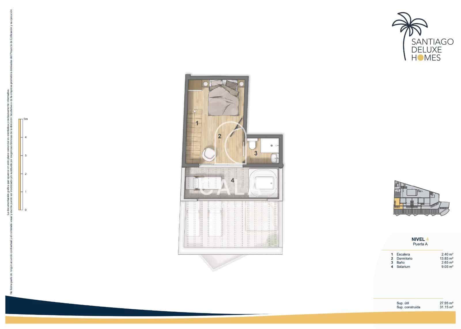 2 camera da letto Appartamento in vendita in Puerto Santiago con piscina - 455.000 € (Rif: 9419105)