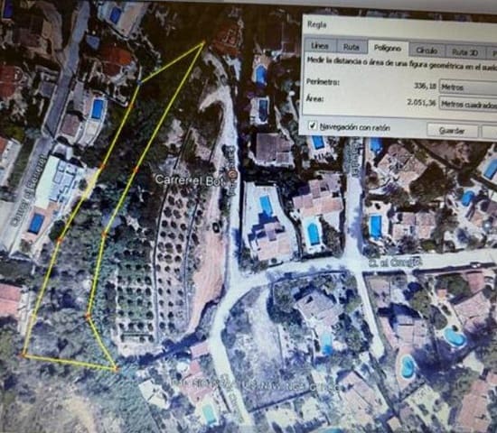 Building Plot for sale in Benissa - € 800,000 (Ref: 10030592)