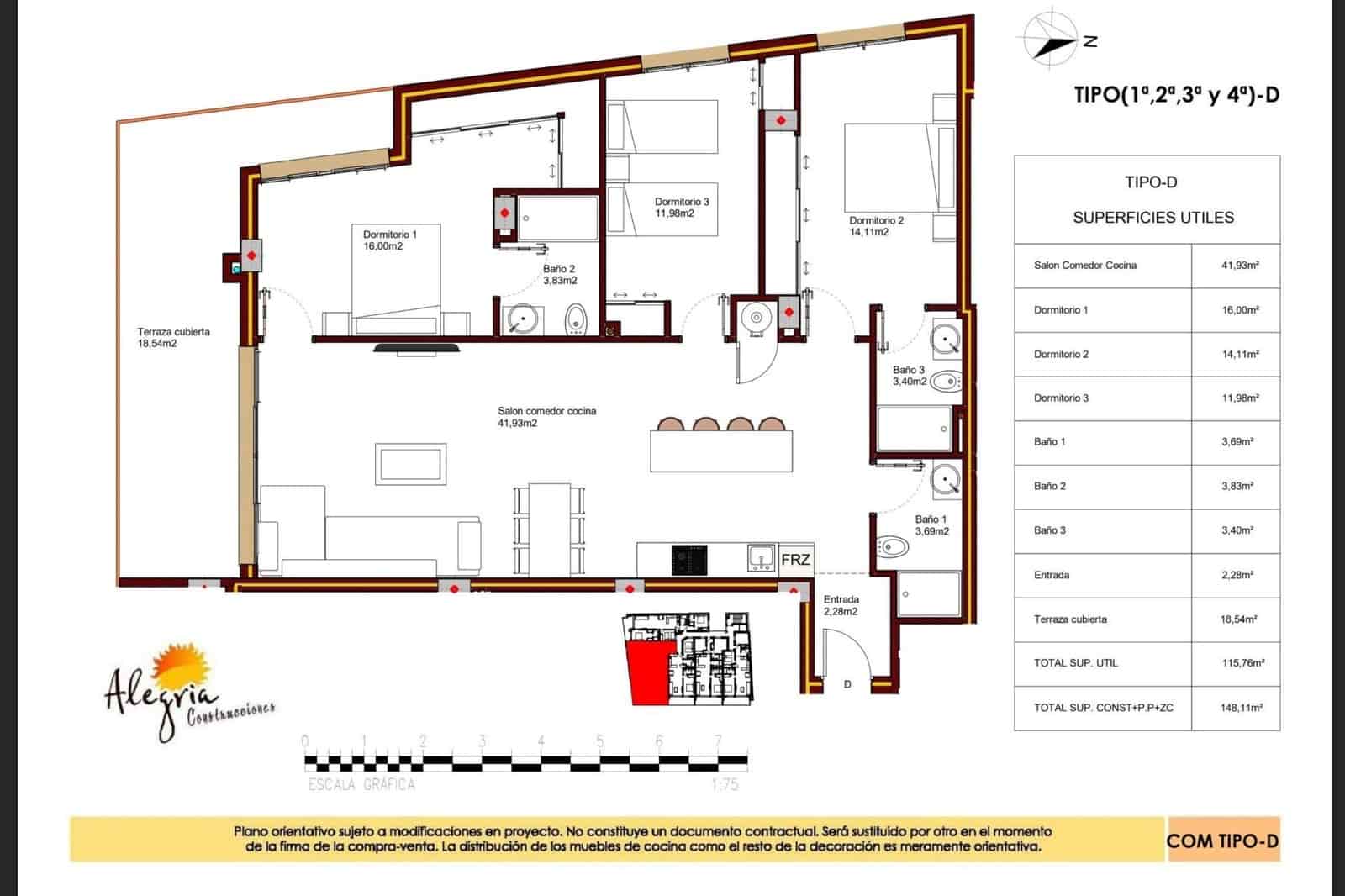 3 soverom Leilighet til salgs i Torrevieja med svømmebasseng garasje - € 399 000 (Ref: 10180628)