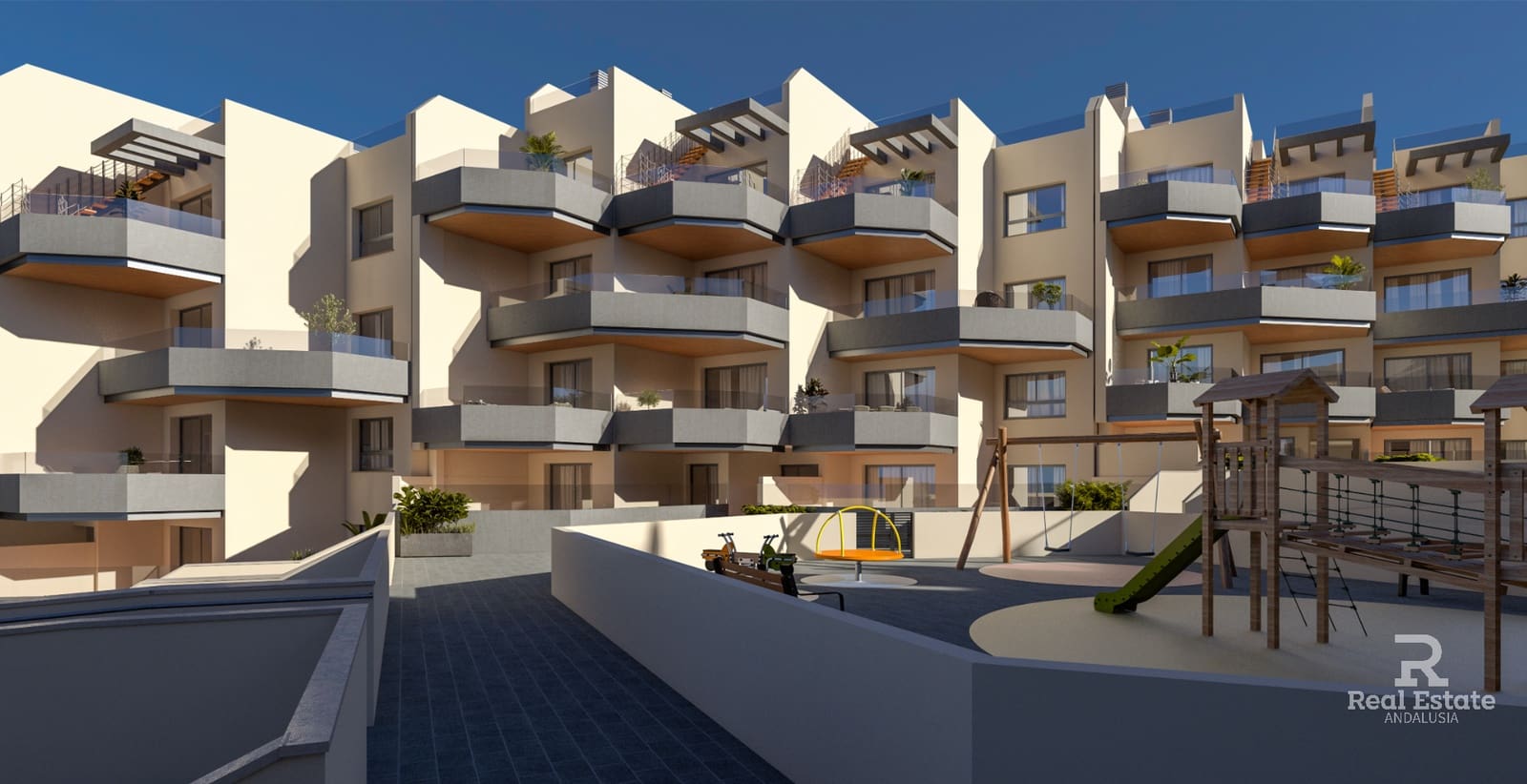 3 soveværelse Strandlejlighed til salg i El Morche med swimmingpool garage - € 344.000 (Ref: 9592202)