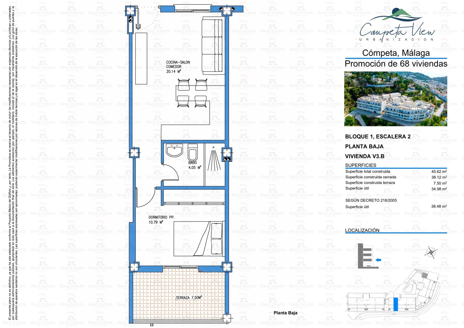 1 soverom Leilighet til salgs i Competa med svømmebasseng - € 138 000 (Ref: 9720928)