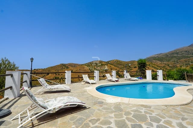 Villa/Maison de 4 chambres à louer à Sedella avec piscine garage - 1 400 € (Ref: 9946776)