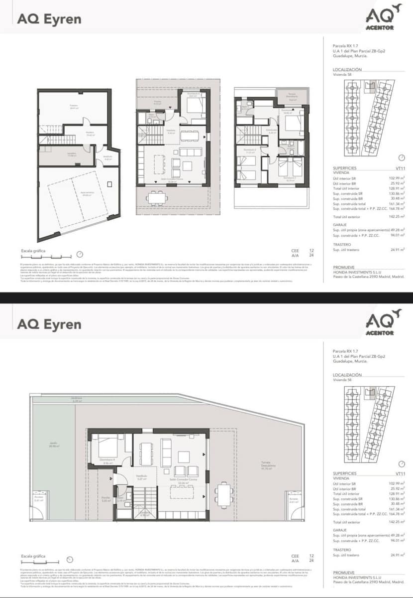 4 sovrum Semi-fristående Villa till salu i Murcia stad med pool garage - 391 500 € (Ref: 10100224)