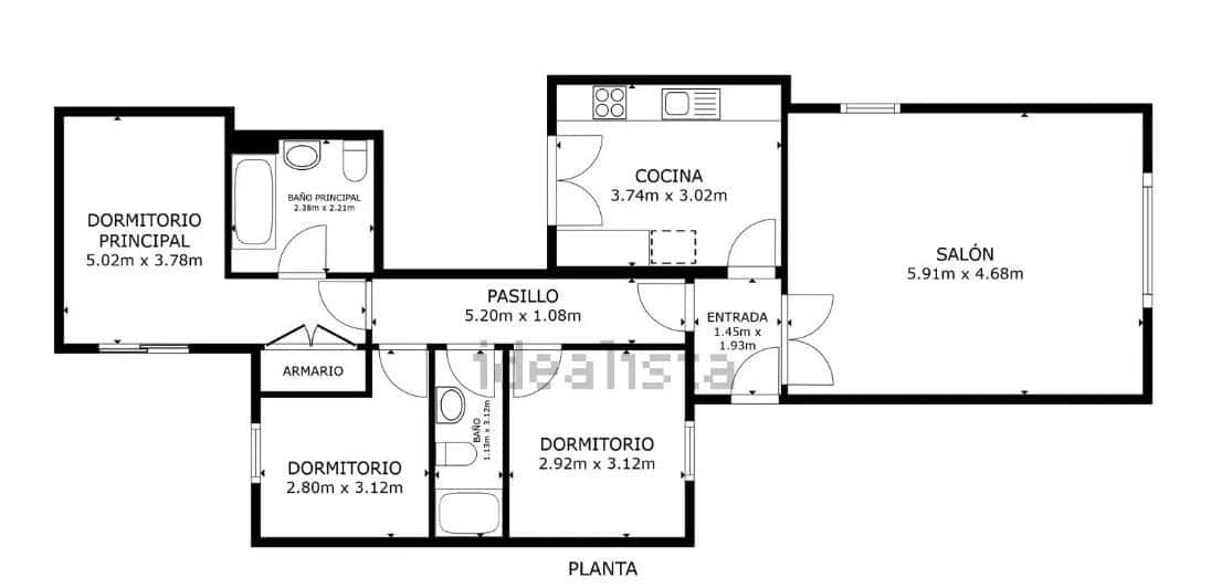 3 soveværelse Lejlighed til salg i Llano del Beal med garage - € 140.000 (Ref: 8924147)