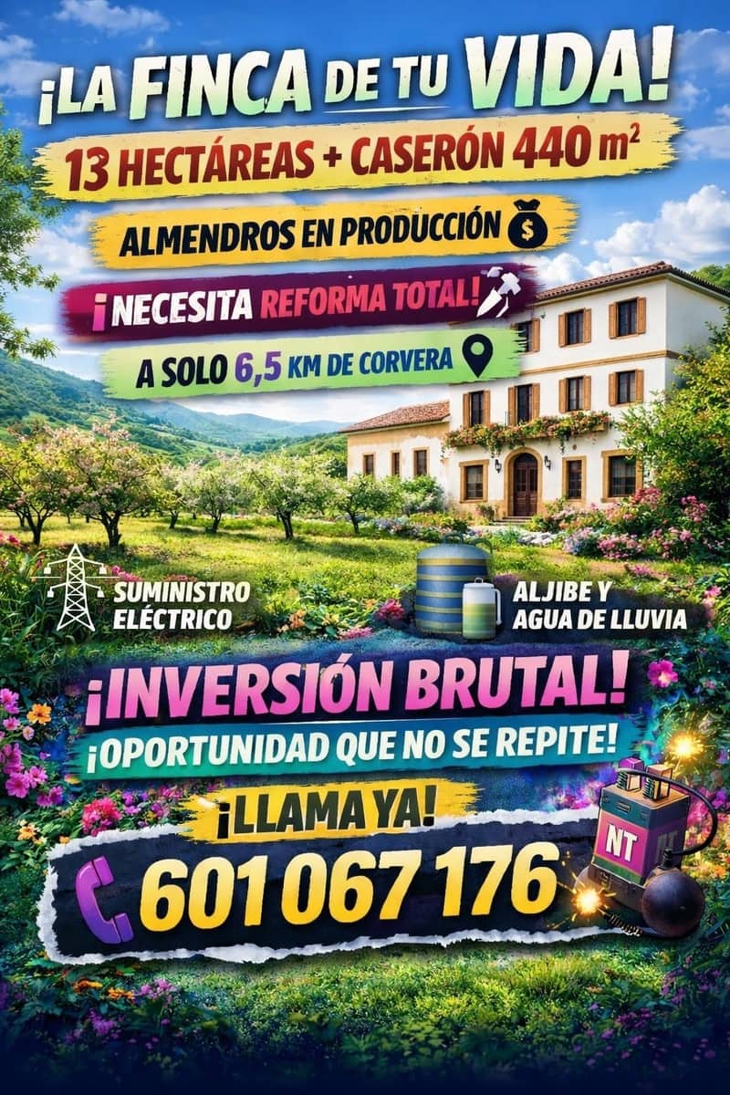 8 makuuhuone Maalaistalo myytävänä paikassa Corvera mukana 
autotalli - 167 000 € (Ref: 9476116)