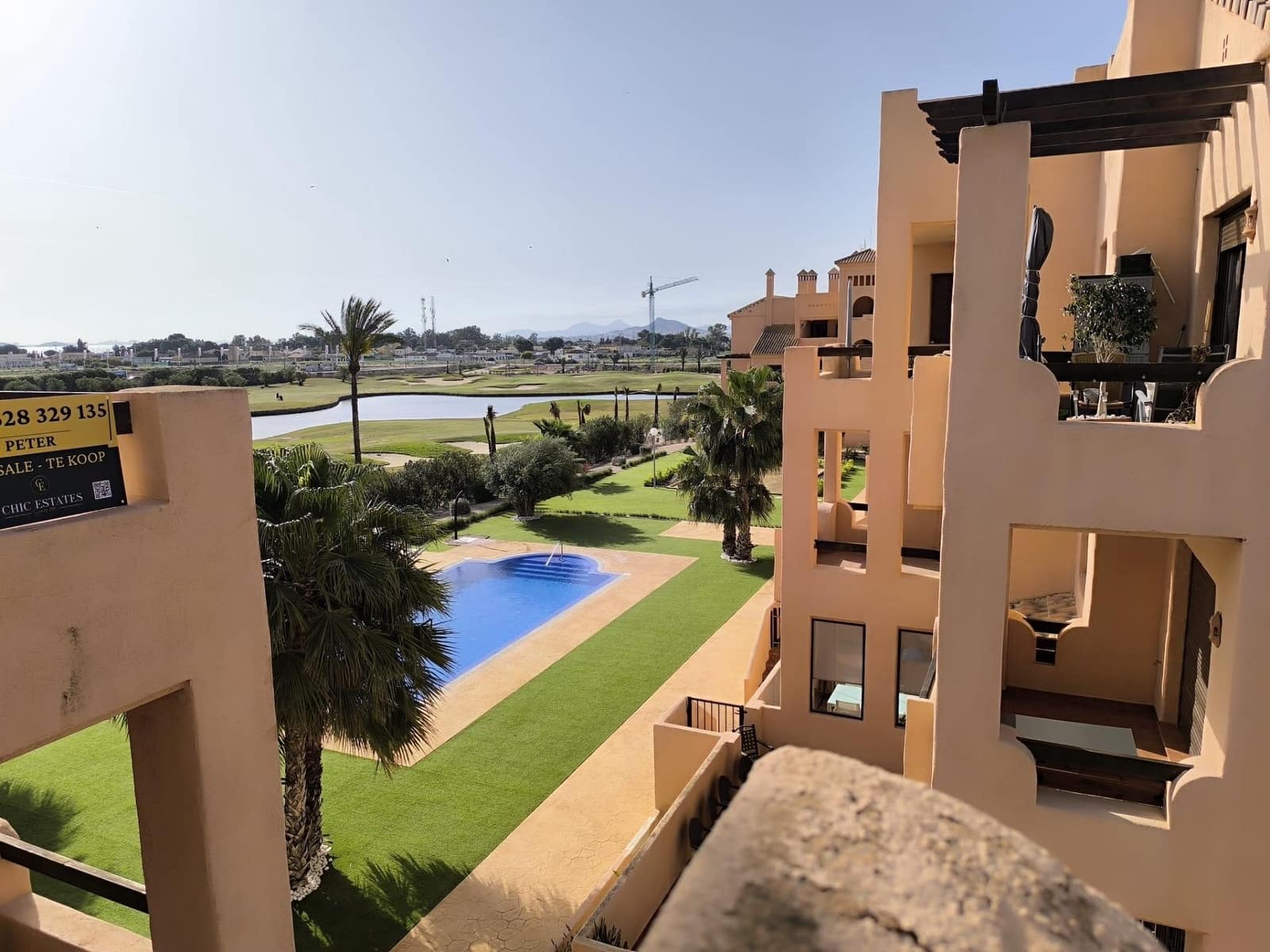 1 soverom Penthouse til salgs i Los Alcazares med svømmebasseng garasje - € 199 000 (Ref: 9755697)