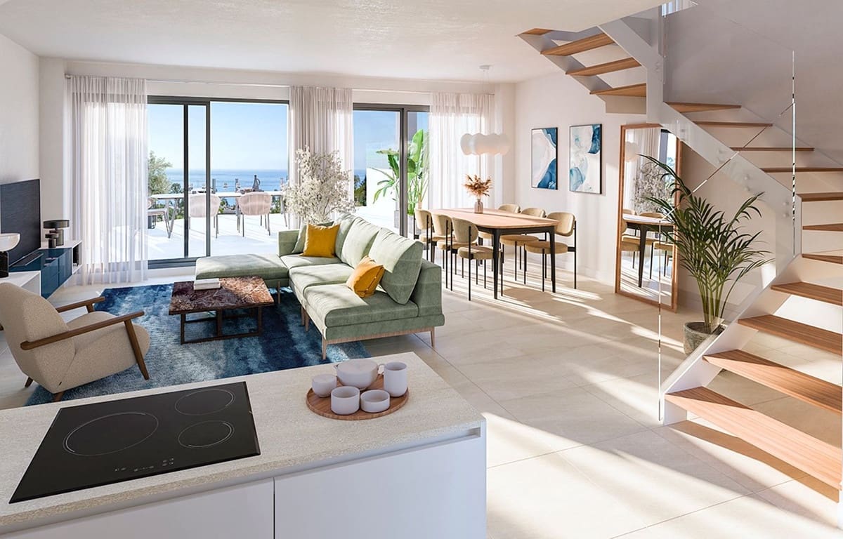 2 makuuhuone Kattohuoneisto myytävänä paikassa Benalmadena Costa mukana uima-altaan 
autotalli - 598 000 € (Ref: 10059538)