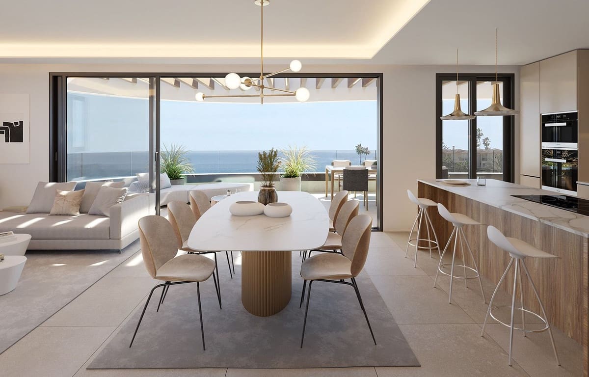 2 sovrum Lägenhet till salu i Mijas Costa med pool garage - 1 056 000 € (Ref: 8421693)
