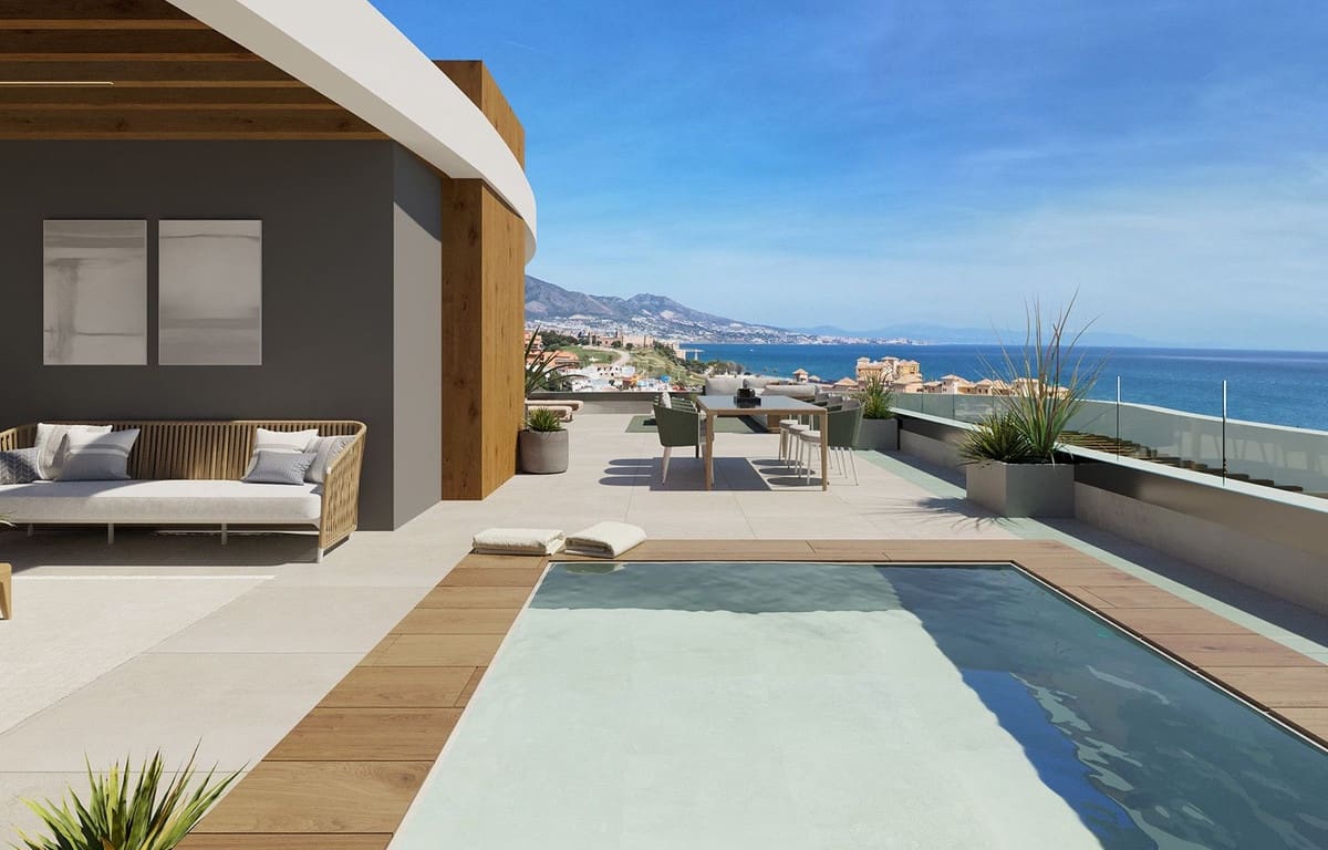2 sovrum Lägenhet till salu i Mijas Costa med pool garage - 1 056 000 € (Ref: 8421693)