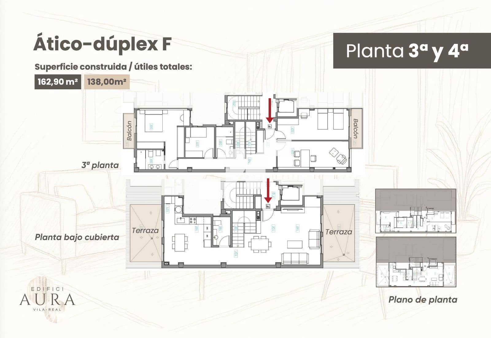 4 sypialnia Penthouse na sprzedaż w Vila-real z garażem - 315 000 € (Ref: 10062828)