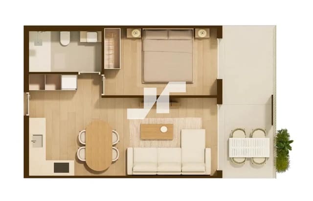 1 slaapkamer Flat te koop in Moncofa met zwembad garage - € 136.000 (Ref: 9795671)