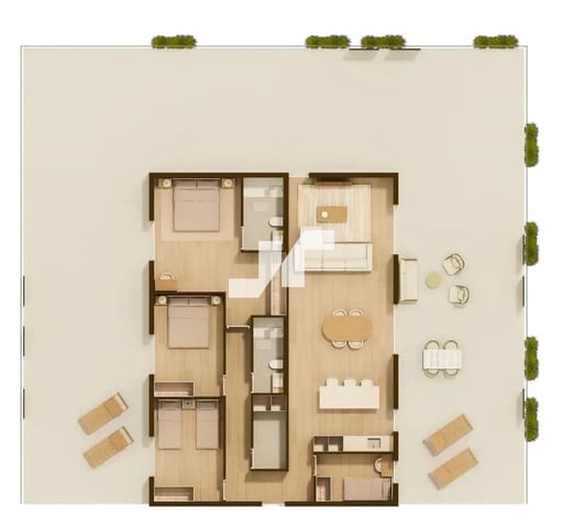 4 slaapkamer Penthouse te koop in Moncofa met zwembad garage - € 489.000 (Ref: 9795761)