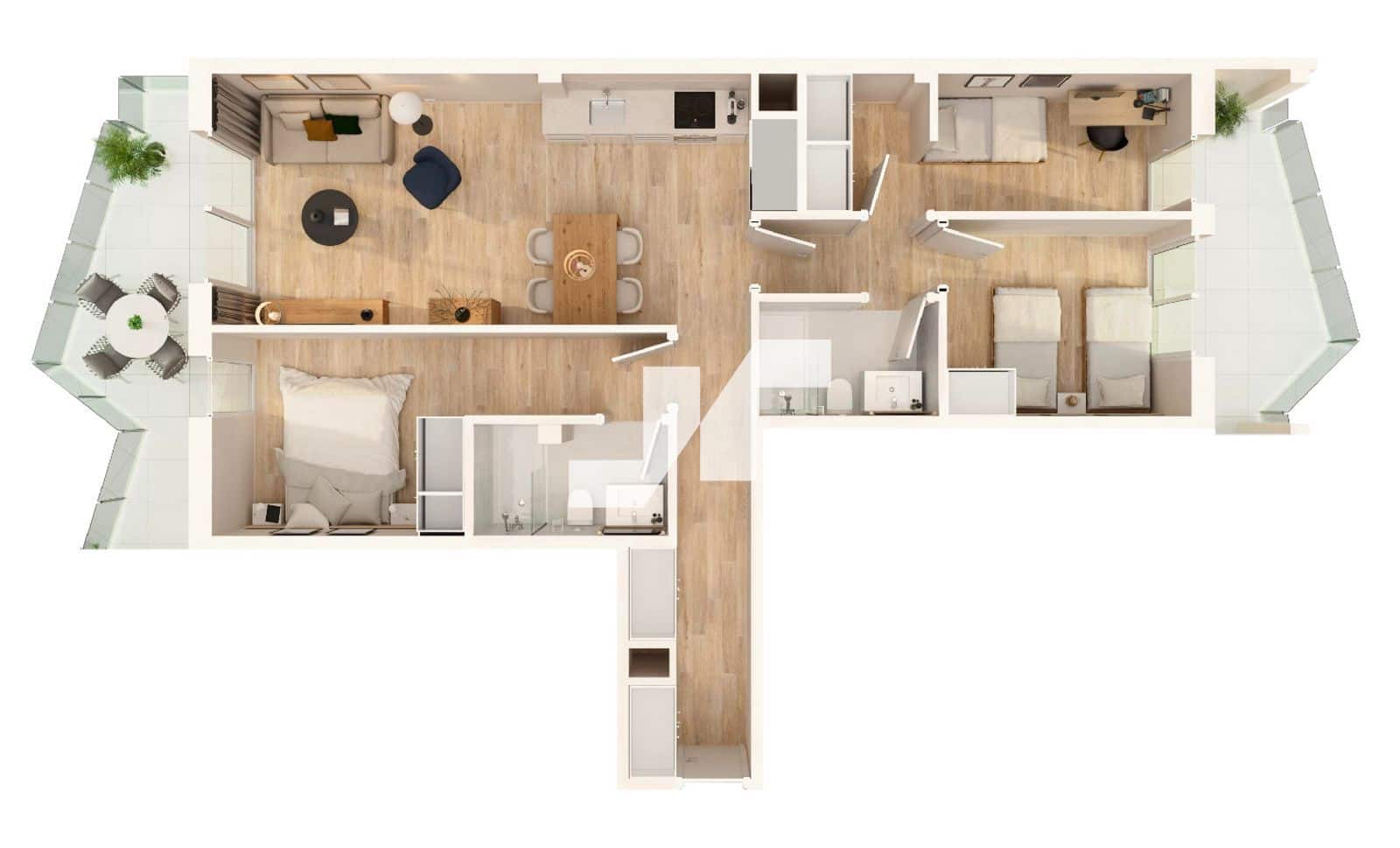 3 bedroom Flat for sale in Moncofa with pool garage - € 281,000 (Ref: 9824630)