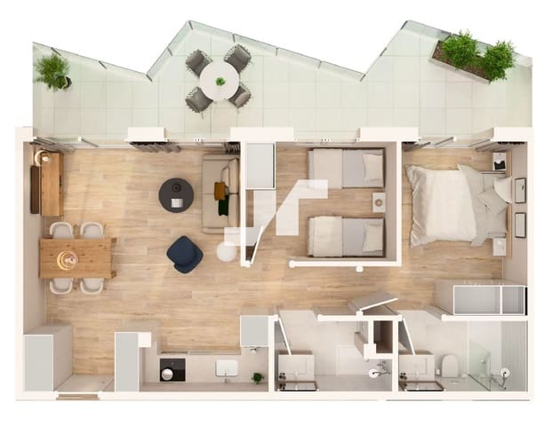 2 soveværelse Lejlighed til salg i Moncofa med swimmingpool garage - € 261.000 (Ref: 9825993)