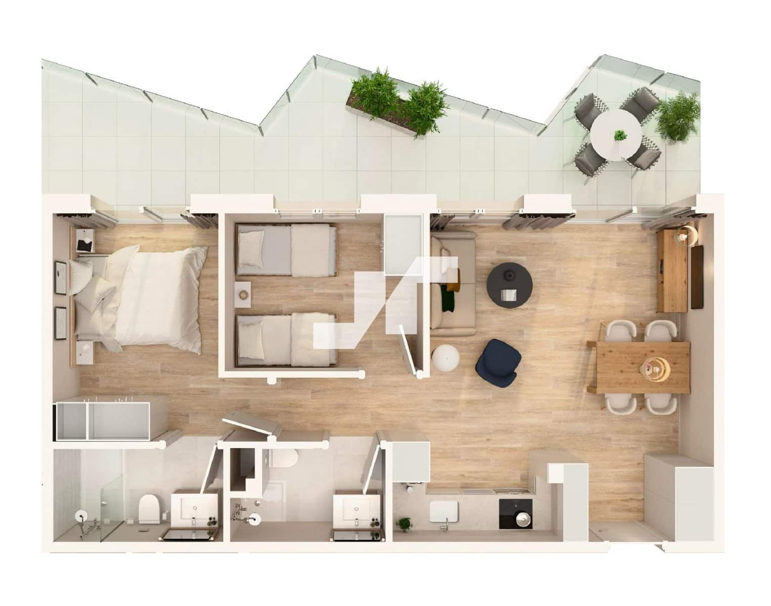 2 bedroom Flat for sale in Moncofa with pool garage - € 256,000 (Ref: 9825994)