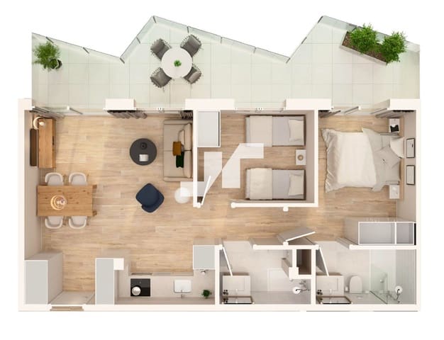 2 sypialnia Mieszkanie na sprzedaż w Moncofa z basenem garażem - 247 000 € (Ref: 9825998)