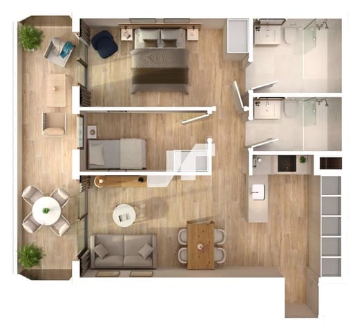 2 soverom Leilighet til salgs i Moncofa med svømmebasseng garasje - € 207 000 (Ref: 9854469)