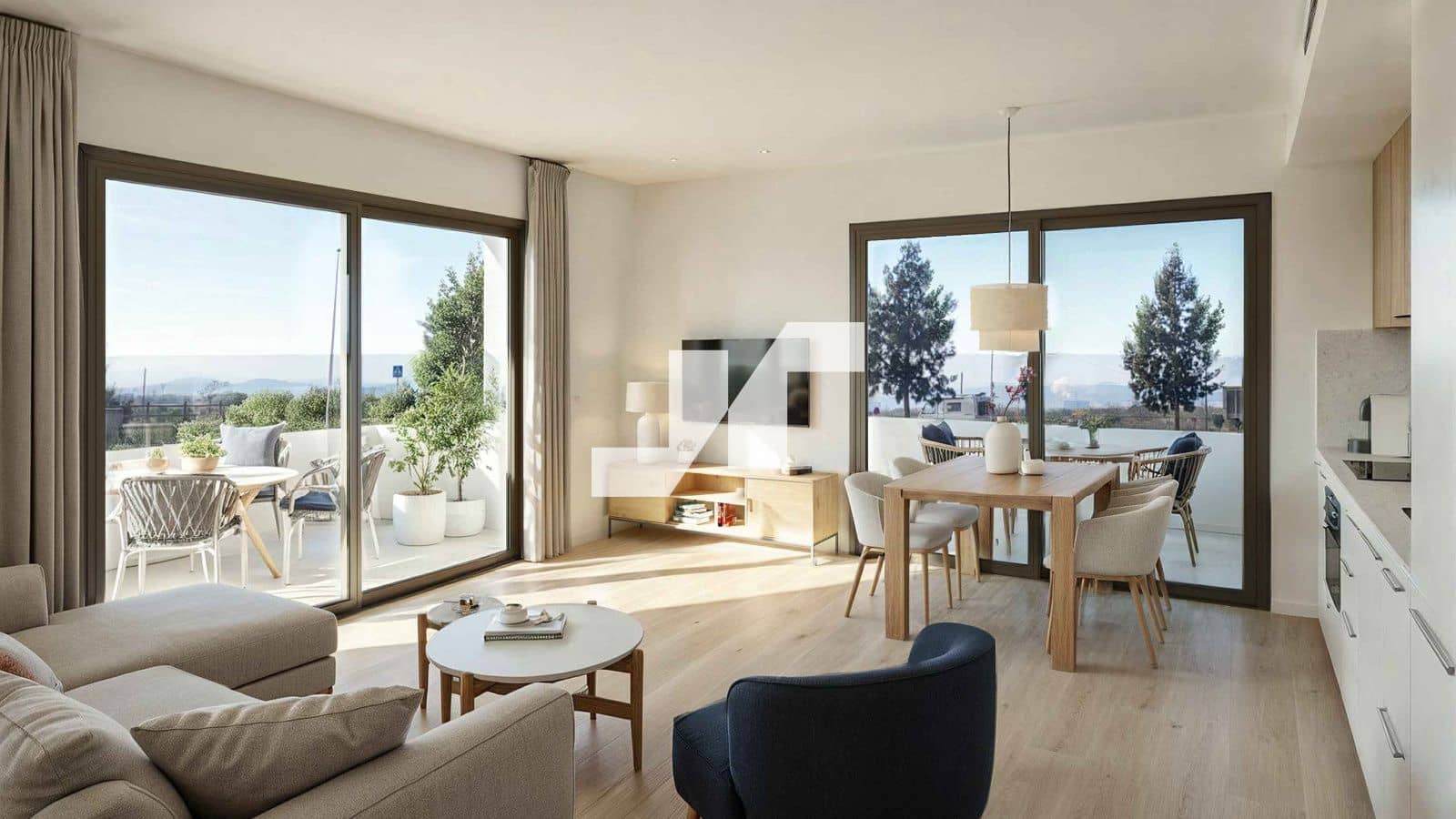 Piso de 2 habitaciones en Moncofa en venta con piscina garaje - 207.000 € (Ref: 9854469)