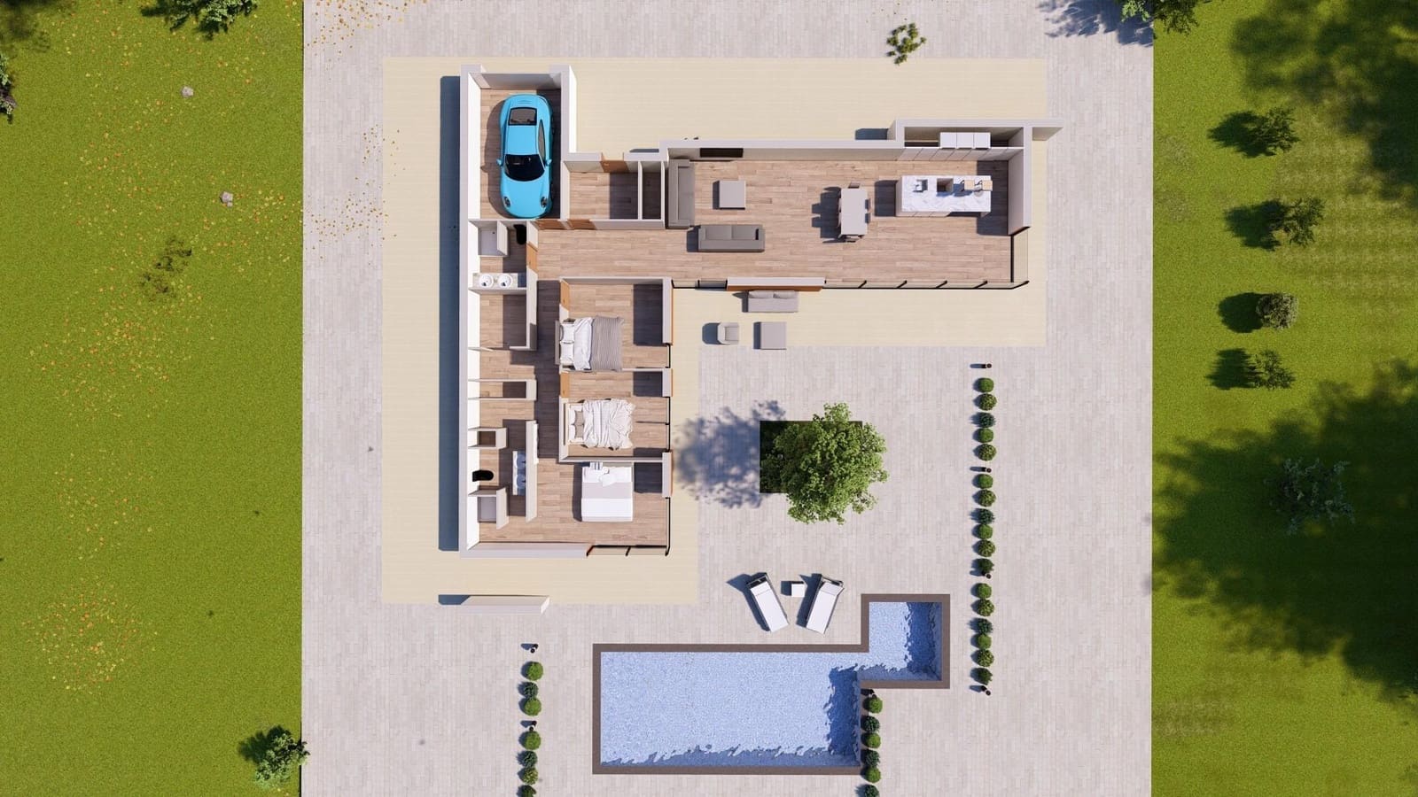 3 bedroom Villa for sale in Pinoso with pool garage - € 552,567 (Ref: 10017674)
