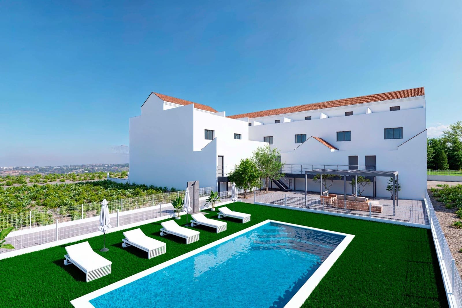 3 quarto Casa em Banda para venda em Rafal com piscina garagem - 295 000 € (Ref: 10024376)