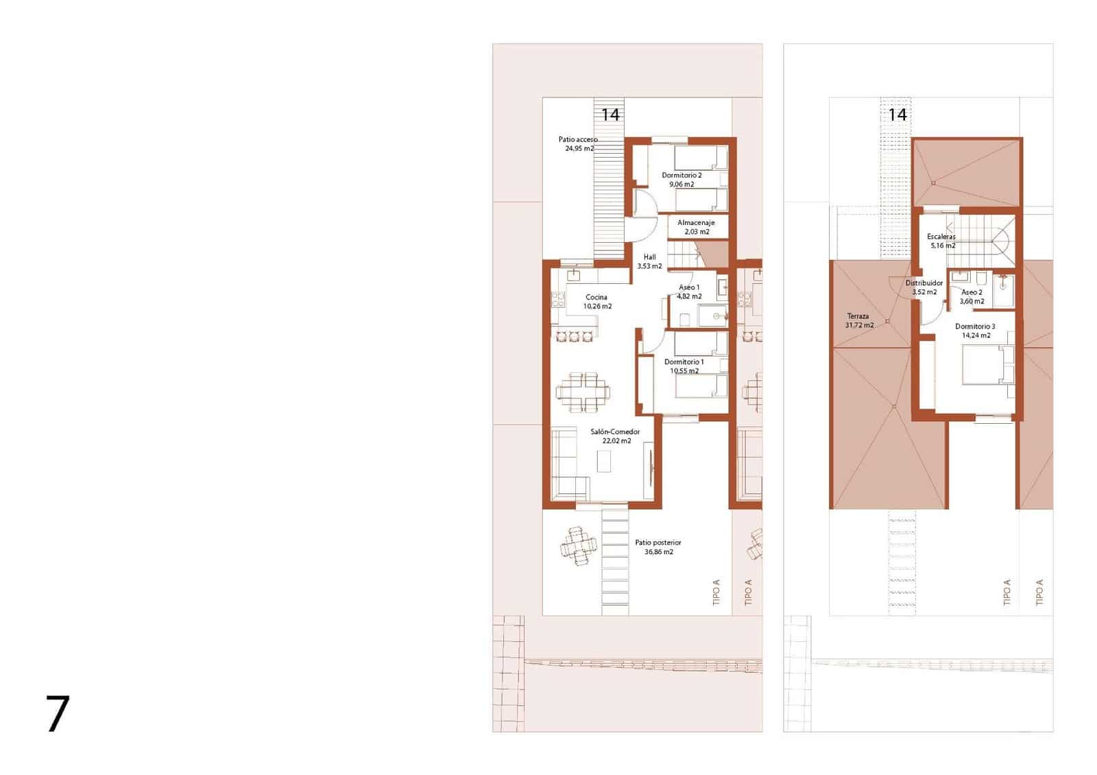 3 makuuhuone Paritalo myytävänä paikassa Banos y Mendigo mukana uima-altaan - 320 500 € (Ref: 10041313)