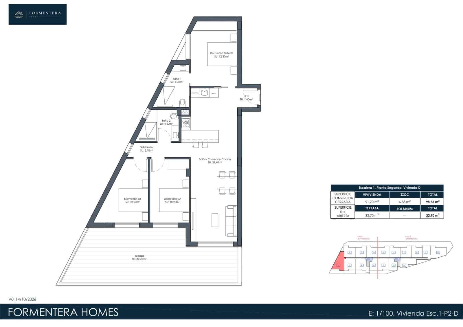 3 soverom Leilighet til salgs i Formentera del Segura med svømmebasseng garasje - € 335 000 (Ref: 10161750)