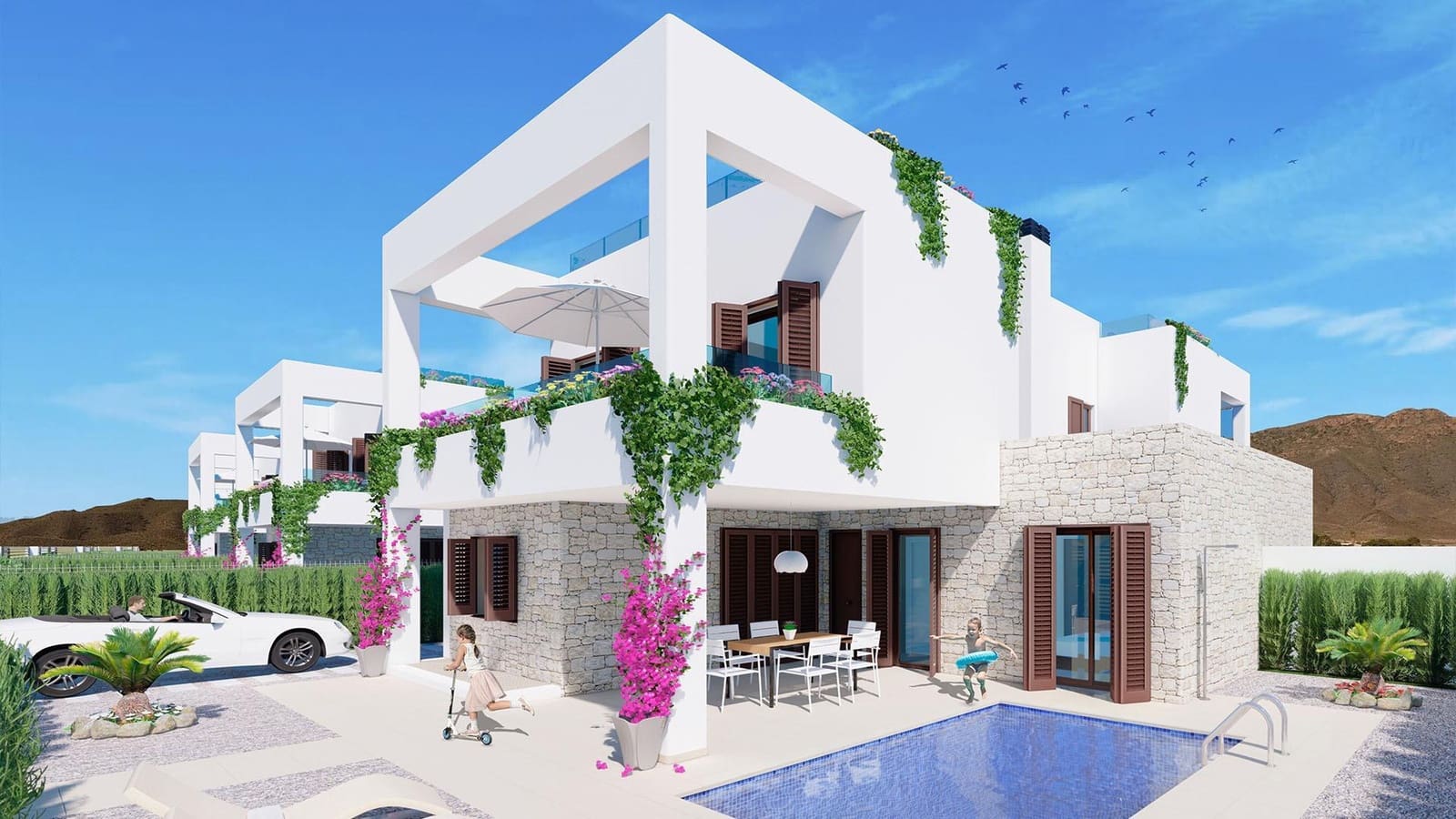 3 soveværelse Villa til salg i San Juan de los Terreros med swimmingpool - € 447.000 (Ref: 9586941)
