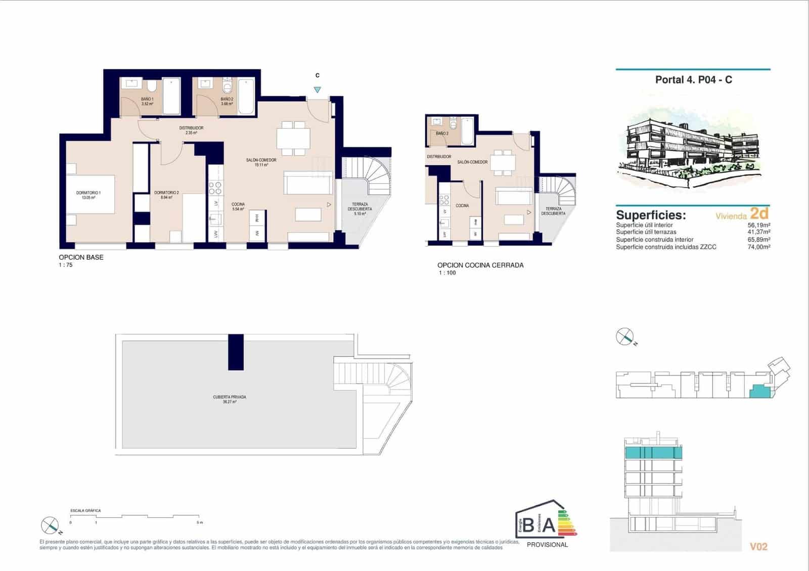 2 Zimmer Penthouse zu verkaufen in Alicante / Alacant Stadt mit Pool - 312.500 € (Ref: 9587254)