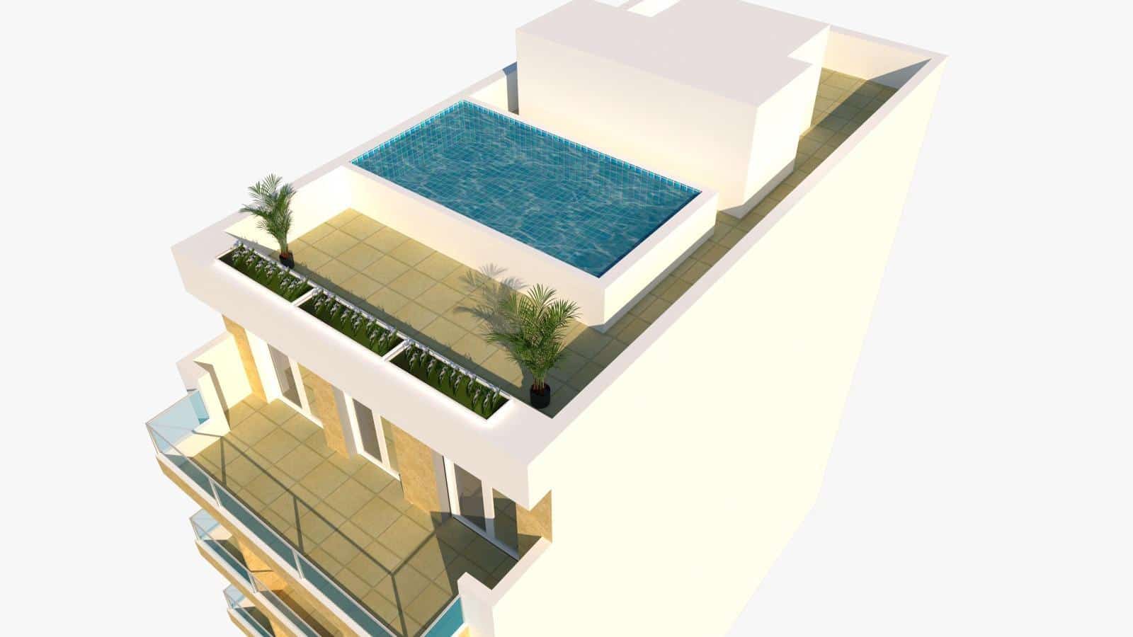 Studio for sale in Torrevieja with pool - € 124,000 (Ref: 9587258)