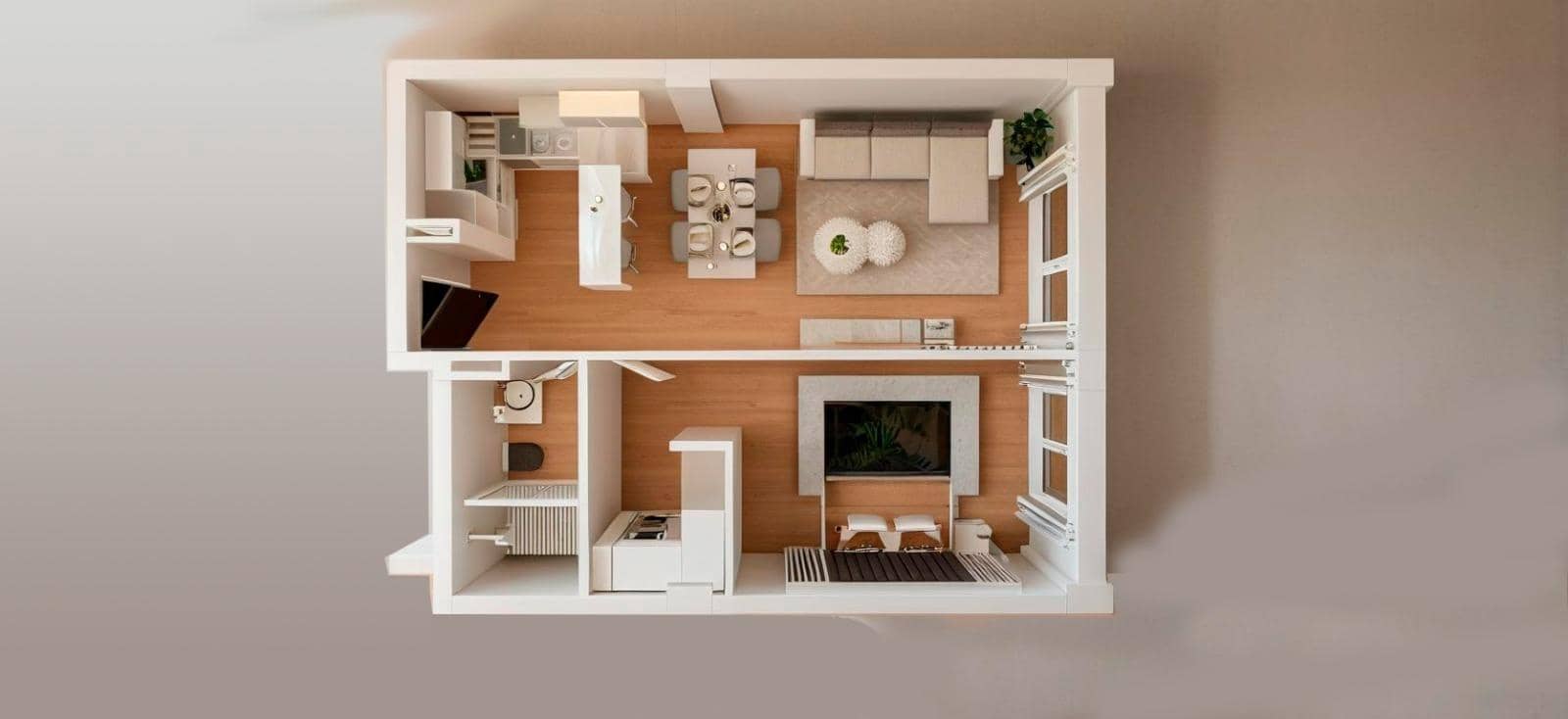 Apartamento de 2 habitaciones en Torrevieja en venta con piscina - 198.000 € (Ref: 9587306)