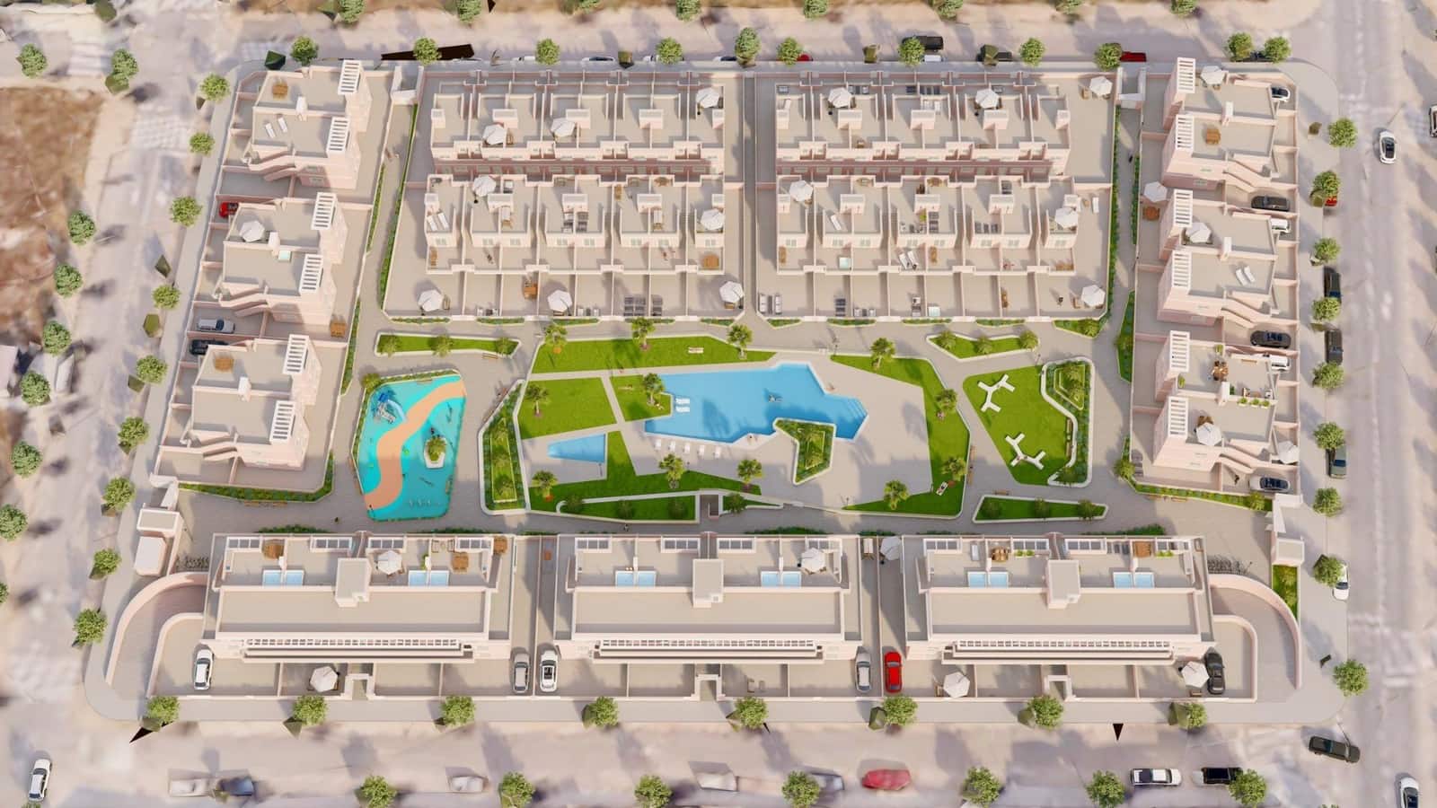 3 camera da letto Villetta a Schiera in vendita in Pilar de la Horadada con piscina - 309.900 € (Rif: 9587341)