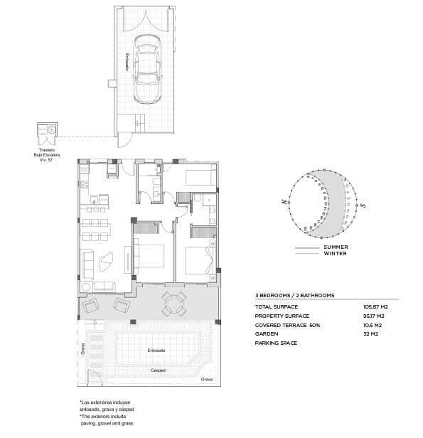 3 soverom Bungalow til salgs i Dona Pepa med svømmebasseng - € 412 100 (Ref: 9587645)