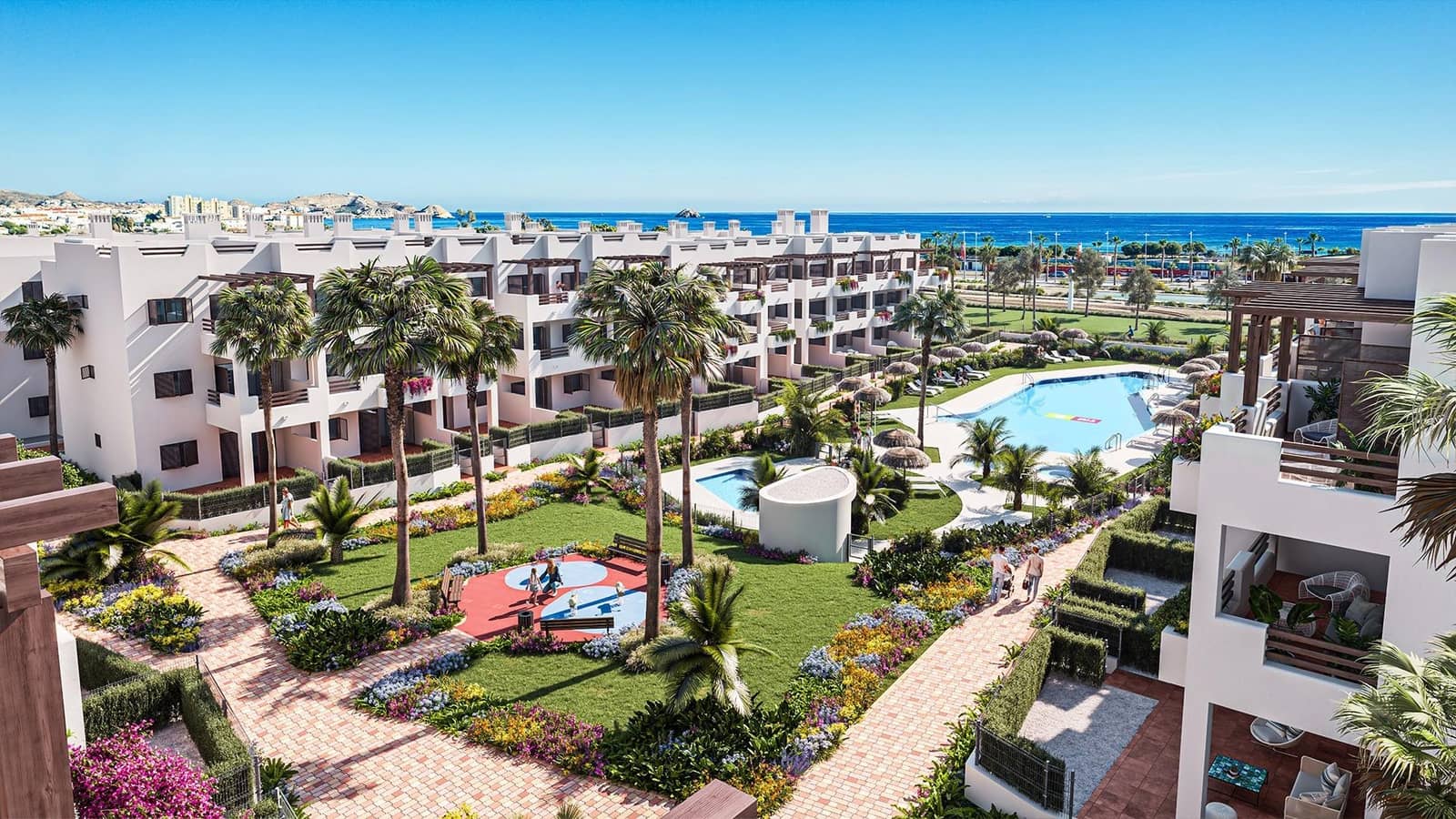 Apartamento de 2 habitaciones en Pulpí en venta con piscina - 203.000 € (Ref: 9587758)