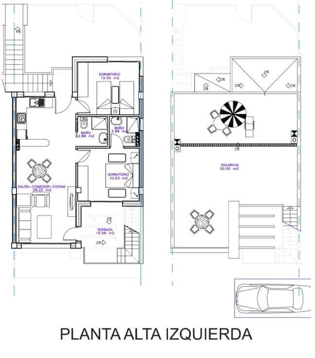 2 sovrum Bungalow till salu i San Pedro del Pinatar med pool - 245 000 € (Ref: 9587786)
