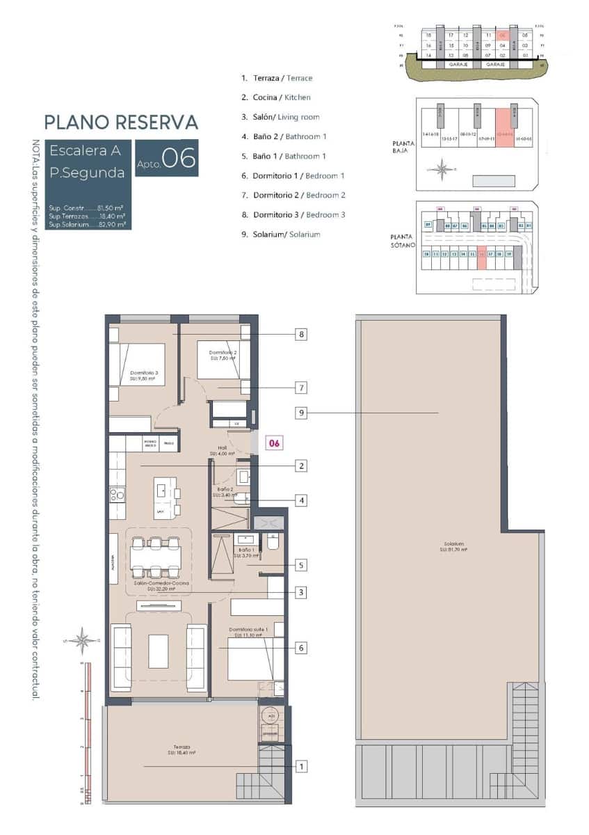 3 sypialnia Penthouse na sprzedaż w Benijofar z basenem - 399 900 € (Ref: 9587803)