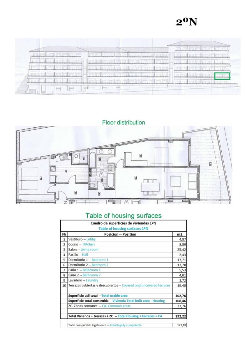 2 soveværelse Lejlighed til salg i Relleu med swimmingpool garage - € 165.000 (Ref: 9587852)