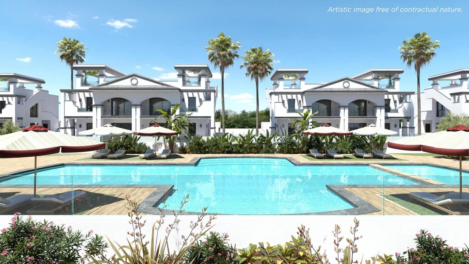 3 slaapkamer Bungalow te koop in Ciudad Quesada met zwembad - € 383.500 (Ref: 9587859)