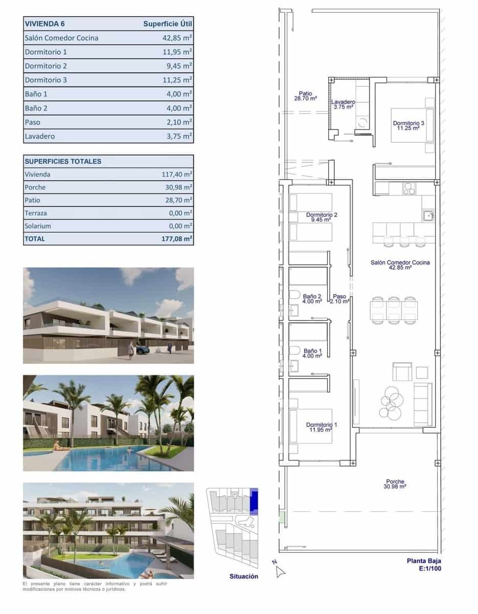 3 chambre Appartement à vendre à Pilar de la Horadada avec piscine - 345 000 € (Ref: 9666784)