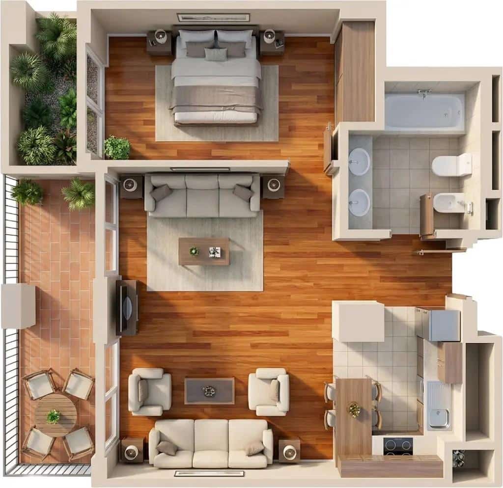 1 slaapkamer Appartement te koop in Vera met zwembad - € 140.000 (Ref: 9794881)