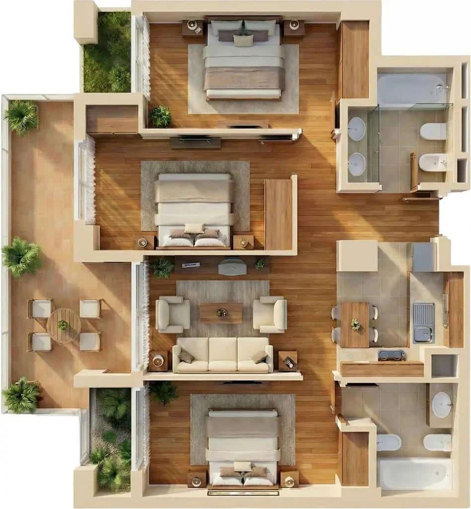 3 quarto Apartamento de Praia para venda em Vera com piscina - 190 000 € (Ref: 9794901)