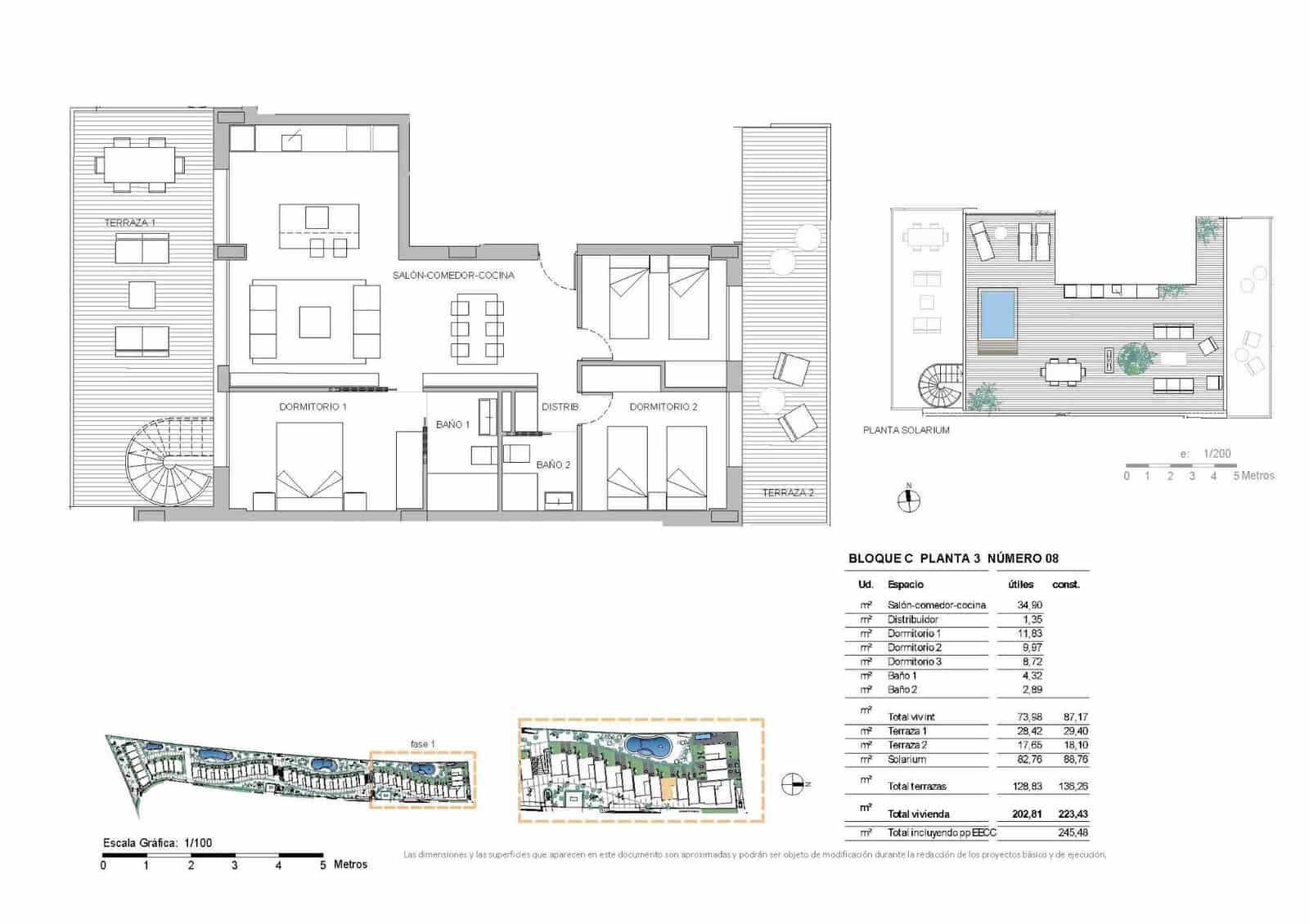 3 chambre Penthouse à vendre à La Nucia avec piscine - 526 100 € (Ref: 9804551)