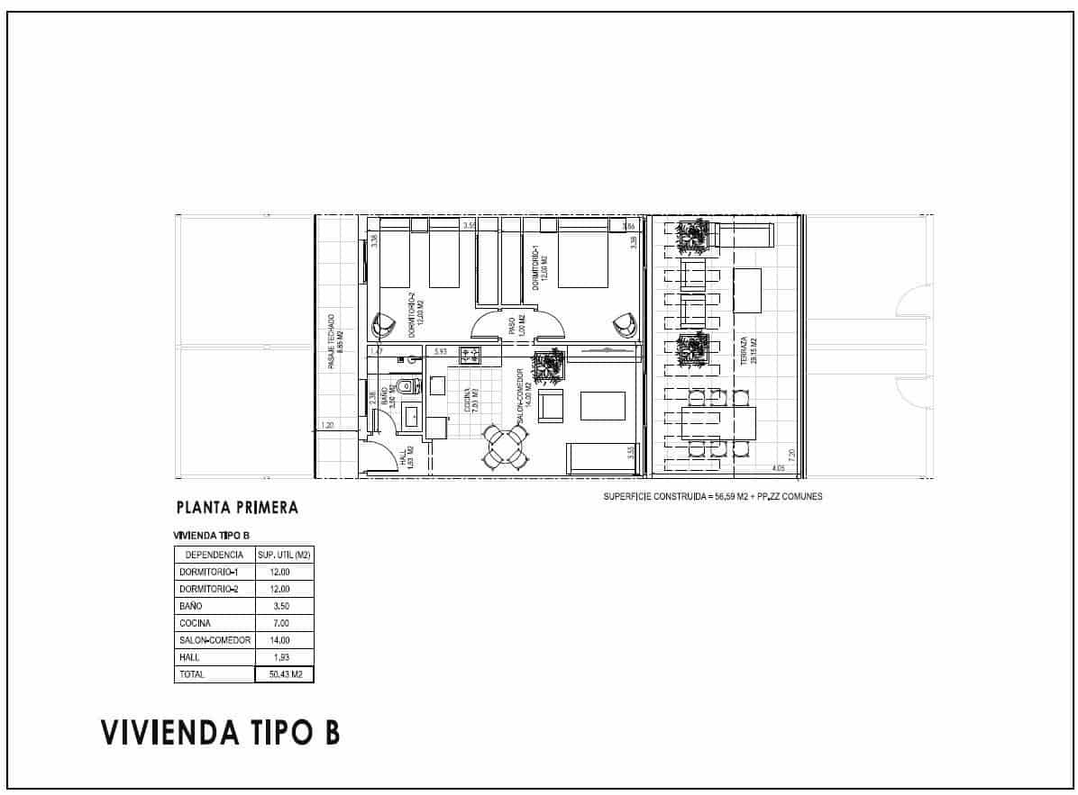 2 bedroom Apartment for sale in Vera with pool - € 280,000 (Ref: 9804554)
