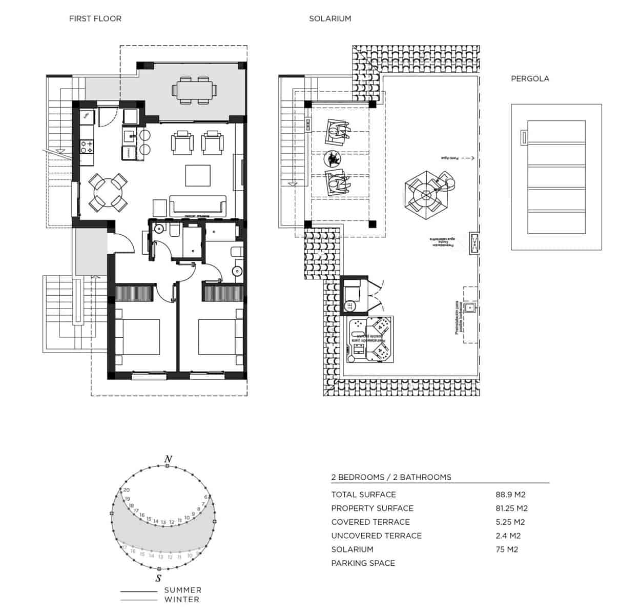 2 Zimmer Bungalow zu verkaufen in Dona Pepa mit Pool - 313.000 € (Ref: 9908166)